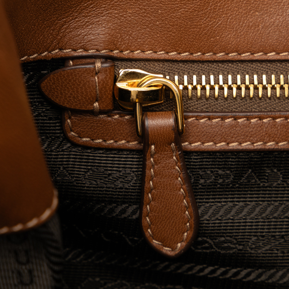 PRADA Nappa Antique Hobo Tote Bag - Picture 11 of 13